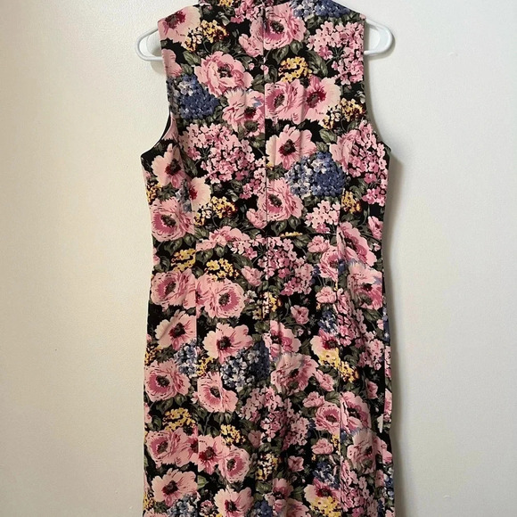 REBECCA TAYLOR Lavinia Rose High Collar Dress - Picture 3 of 7